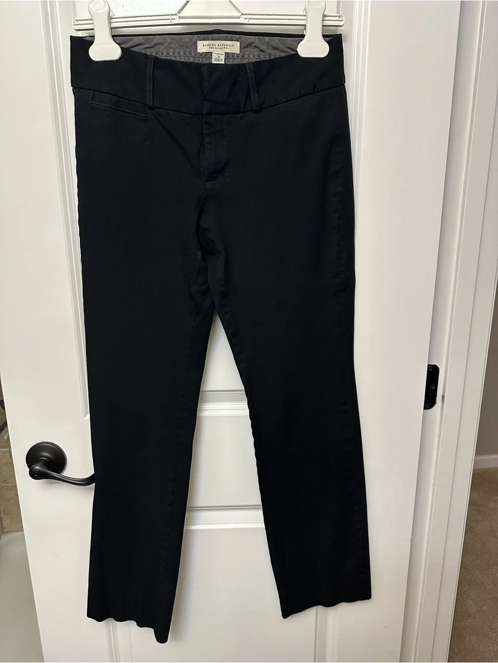 Banana Republic Black Women's Straight Leg Pants Size 4